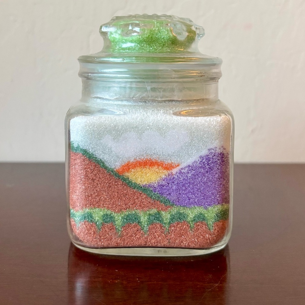 Handmade Colored Sugar Rainbows and Mountains made in Las Vegas - Picture 2 of 8